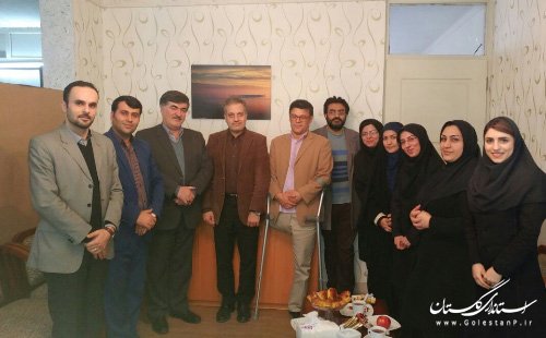حضور مدیرکل امور اجتماعی وفرهنگی در  موسسه خيريه مهرورزان هلال گلستان